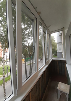 Теплое остекление П-образного балкона в доме II-29 - фото 8